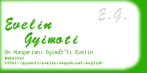 evelin gyimoti business card